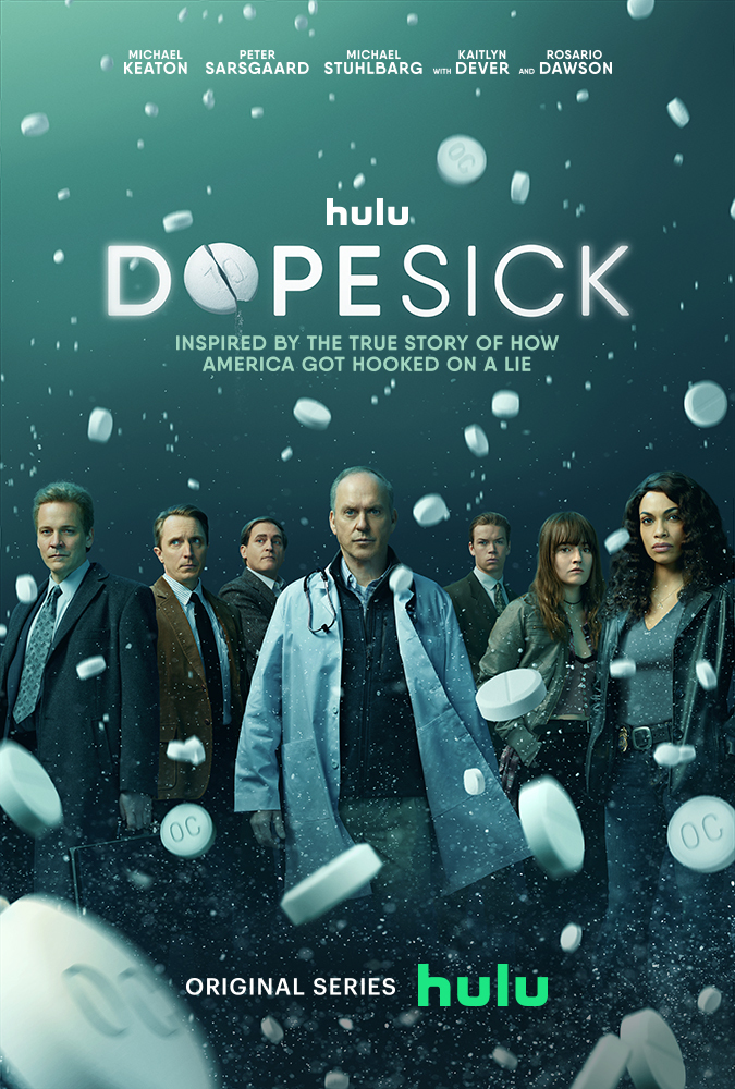 An ad for the Hulu TV series Dopesick