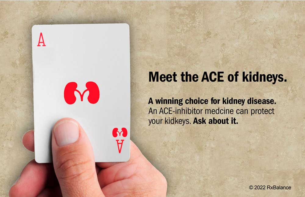 Playing card with a set of kidneys on it