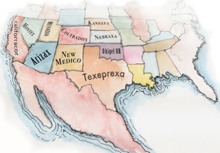 map of the USA with the state names turned into medicine sounding names